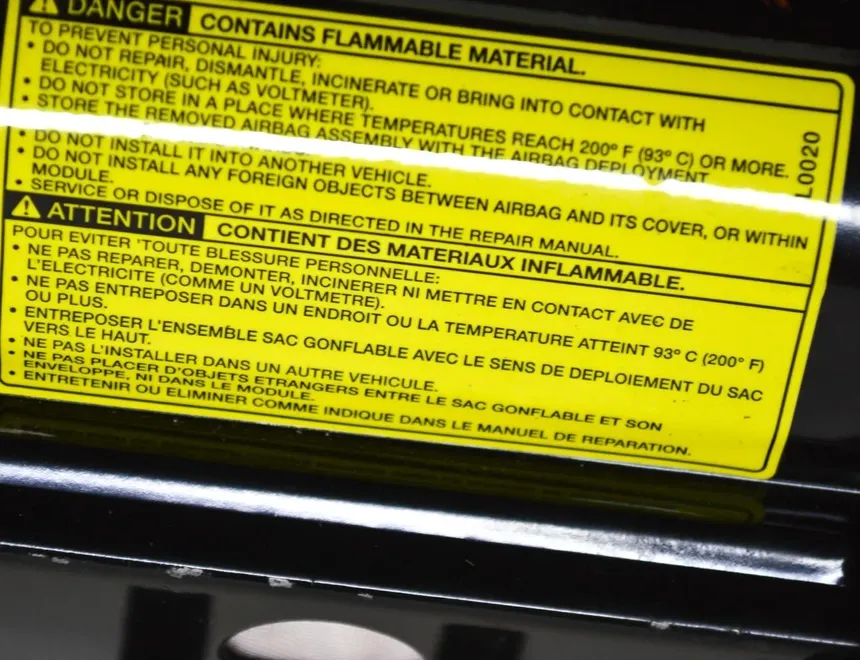 TESLA Model S 1 generation (2012-2024) Airbag tableau de bord SRS 23120219,0589-P1-000551 15530940