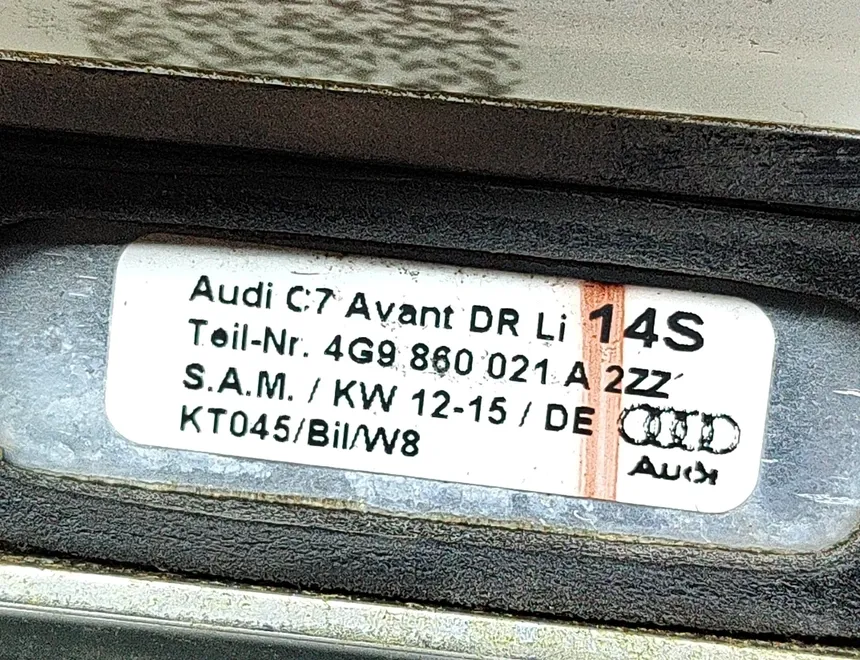 AUDI A6 C7/4G (2010-2020) Kit de barres de toit 4G9860022A,4G9860021A 27957599
