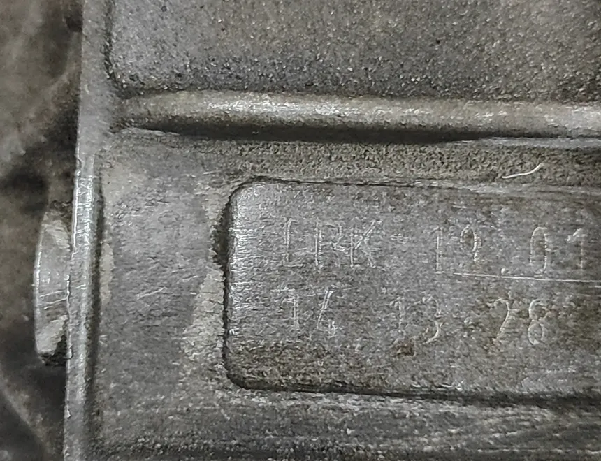 VOLKSWAGEN Golf R 6 generation (2009-2012) Boîte de vitesses LRK 33073082