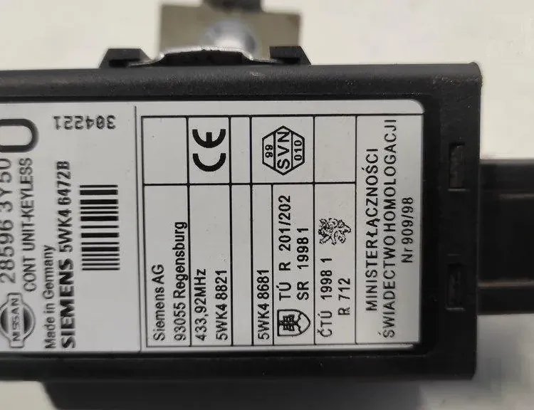 NISSAN X-Trail T30 (2001-2007) Calculateur de verrouillage centralisé 285963Y50,5WK46472B 17129211