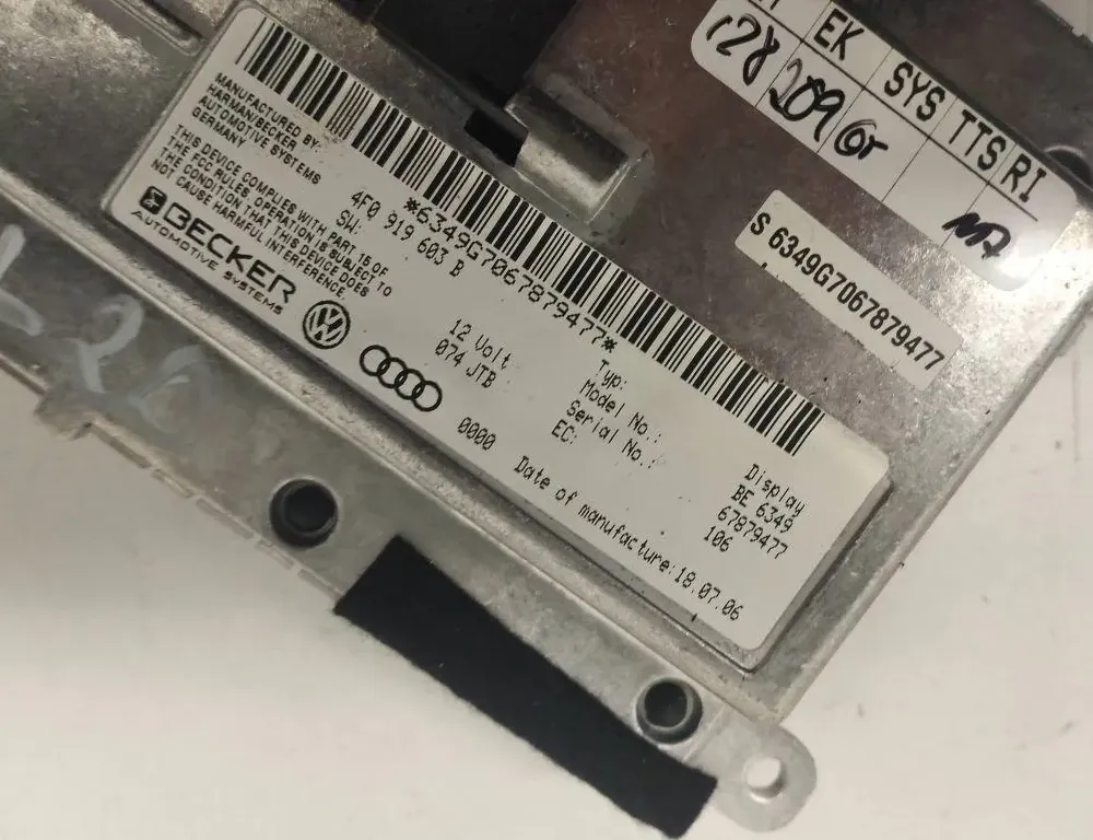 AUDI A6 C6/4F (2004-2011) Affichage de navigation 67067879477,6349G7067874477,4F0919603B 34555911