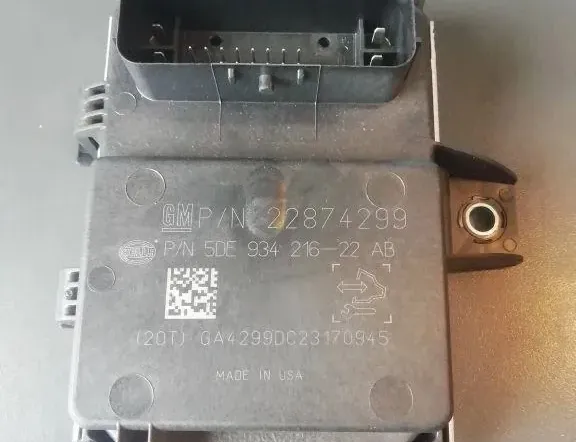 CHEVROLET Volt 1 generation (2011-2015) Contrôle de la pompe à carburant 5D342622A,22874299 34698169