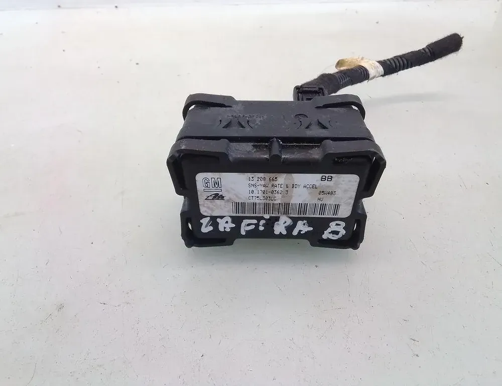 OPEL Zafira B (2005-2010) Capteur d'accélération 10170103623,13208665 35083396
