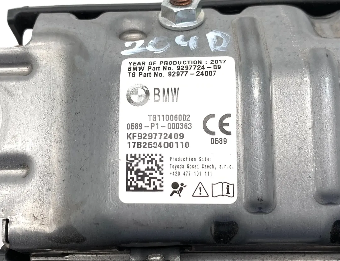BMW 5 Series G30/G31 (2016-2023) Airbag passager 9297724 34080258