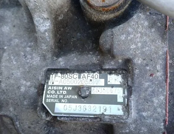 OPEL Zafira B (2005-2010) Boîte de vitesses 05J383219J,TF80SCAF40,55350675 34914050