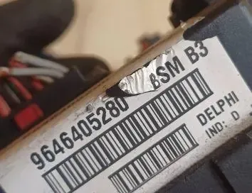 PEUGEOT 307 1 generation (2001-2008) Unité de contrôle de confort 22588657,BSMB3,9646405280 34895098