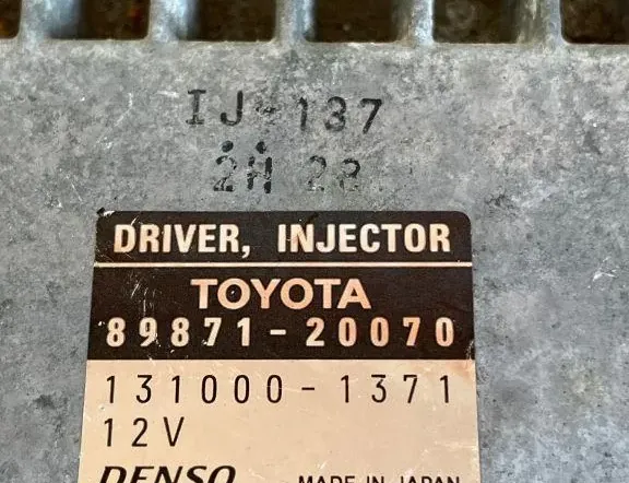 TOYOTA Corolla Verso 1 generation (2001-2009) Calculateur d'injecteurs de carburant TJ137,8987120070 33212076