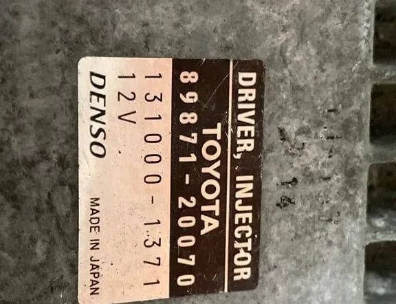 TOYOTA Corolla Verso 1 generation (2001-2009) Calculateur d'injecteurs de carburant 8987120070 33212081