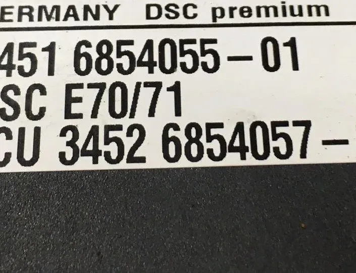BMW X5 E70 (2006-2013) Pompe ABS 6854055,6854057 21510596