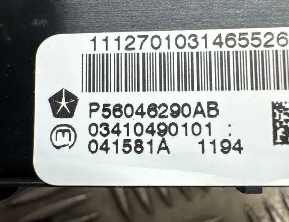JEEP Grand Cherokee 4 generation (WK) (2004-2024) Bouton de danger 03410490101,041581A,P56046290AB 32959916