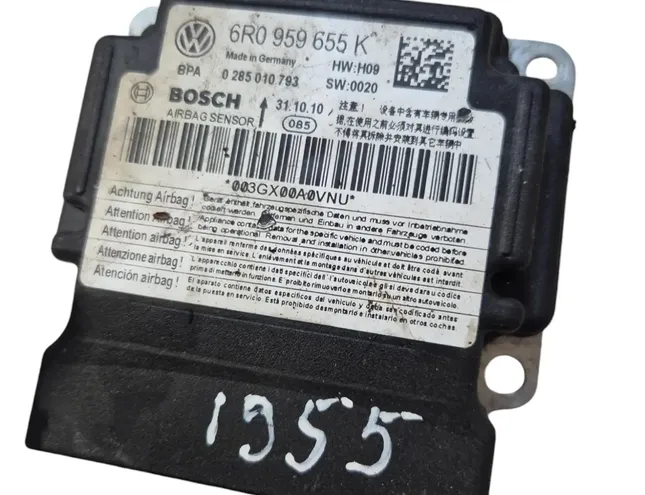 SEAT Ibiza 4 generation (2008-2017) Unité de contrôle SRS 6R0959655K 27875734