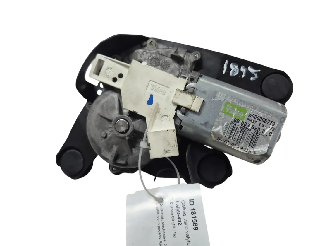 CITROËN C3 2 generation (2009-2016) Moteur d'essuie-glace de hayon 9683382380 27883682