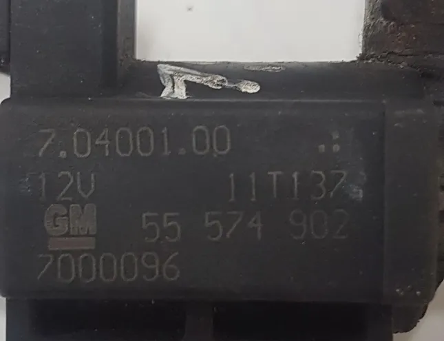 OPEL Astra J (2009-2020) Électrovanne 55574902 28748553