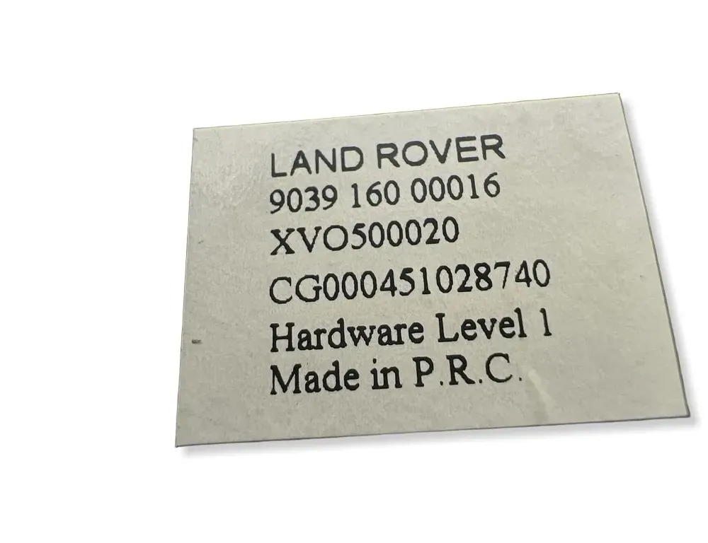 LAND ROVER Discovery 3 generation (2004-2009) Unité de commande du coussin de suspension 903916000016 34907170