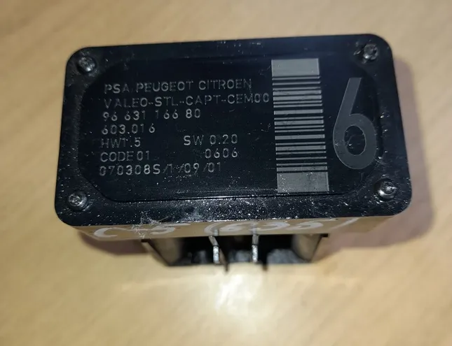 CITROËN C5 2 generation (2008-2017) Capteur de sortie de voie 9663116680 11687166