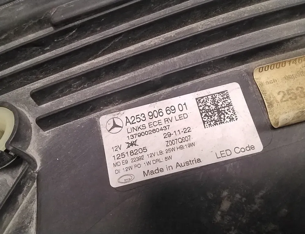 MERCEDES-BENZ GLC X253 (2015-2024) Phare avant gauche A2539066901 34394221