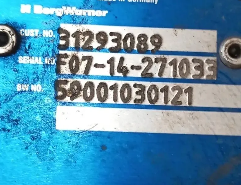 VOLVO V60 1 generation (2010-2020) Électrovanne 31293089 33139931