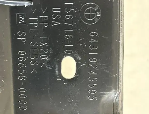 BMW X6 F16 (2014-2020) Couvercle du microfiltre à air 068580000,9245595,T5671610 34774214