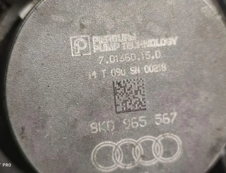 AUDI A5 Sportback 8T (2009-2011) Moteur à eau de circulation 8K0965567 34129403