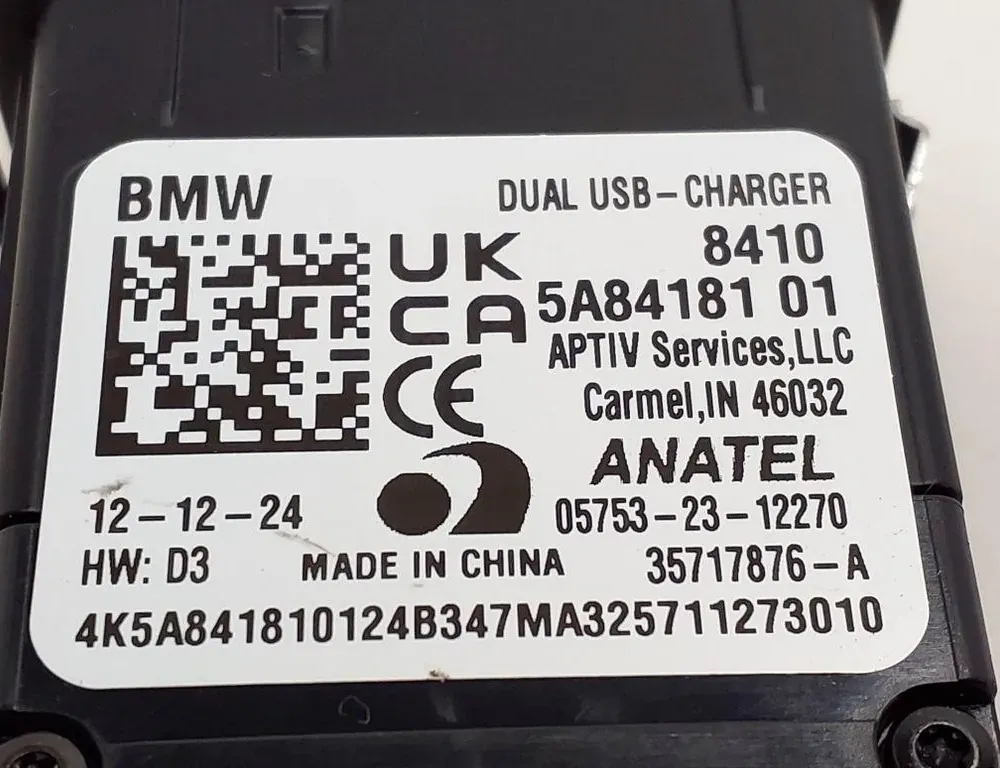 BMW iX I20 (2021-2024) USB 5A84181 34141772