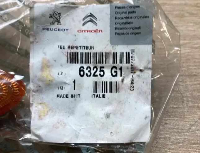 FIAT Ducato 1 generation (1981-1993) Clignotant d'aile avant gauche 6325G1,6325G1 34435772