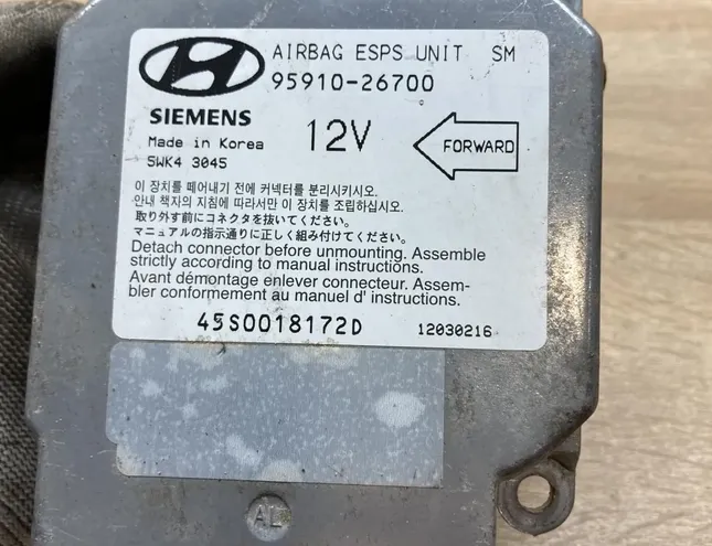 HYUNDAI Santa Fe SM (2000-2013) Unité de contrôle de sécurité 9591026700,9591026700 34452437