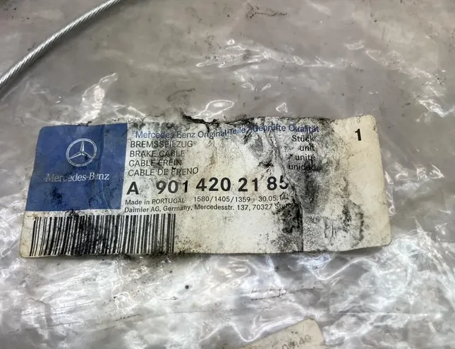 MERCEDES-BENZ Sprinter 1 generation (903) (1995-2006) Câble de frein à main A9014202185,9014202185 34435075