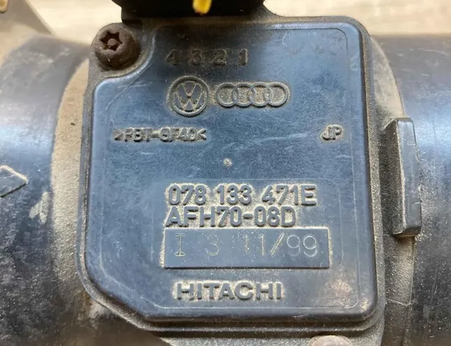 AUDI A4 B5/8D (1994-2001) Capteur de débit massique d'air MAF 078133471E,AFH7008D,WithPlug 34305845