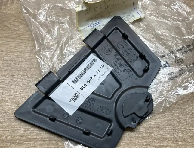 BMW Z4 E85 (2002-2009) Partie arrière du garde-boue intérieur avant gauche 7209819,51717209819 34437287