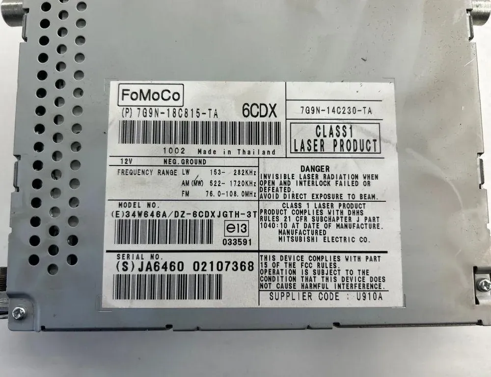 JAGUAR XF 1 generation  (2011-2016) Lecteur de musique avec GPS 02107368,7G9N18C815TA,7G9N14C230TA 34084936