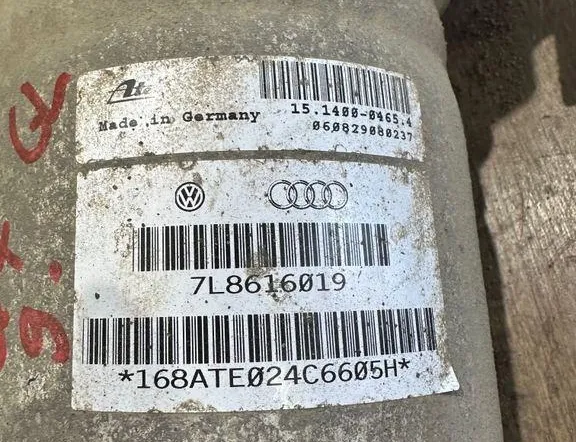 AUDI Q7 4L (2005-2015) amortisseur pneumatique arrière droit 168ATE024C6605H,7L8616019 34560751