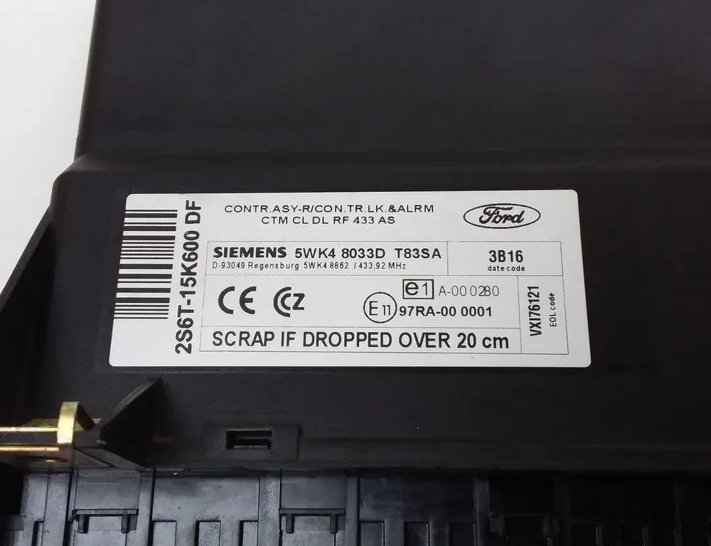 FORD Fiesta 5 generation (2001-2010) Unité de contrôle de confort 5WK48862,2S6T15K600DF 31364943