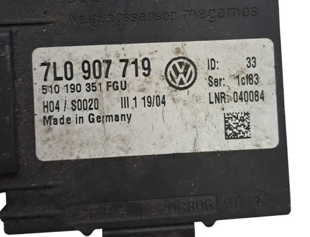 VOLKSWAGEN Touareg 1 generation (2002-2010) Unité de contrôle du signal d'alarme 7L0907719 30144553