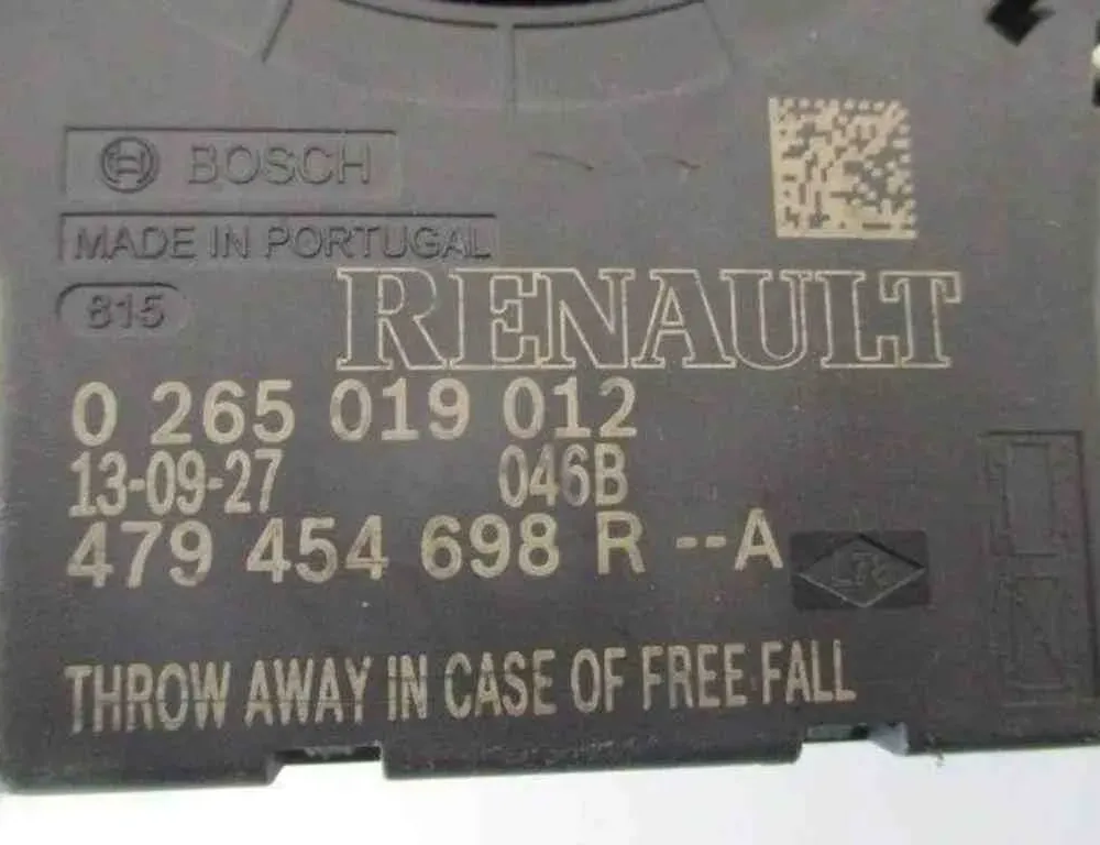 RENAULT Clio 3 generation (2005-2012) Capteur de position du volant 479454698R 32481836