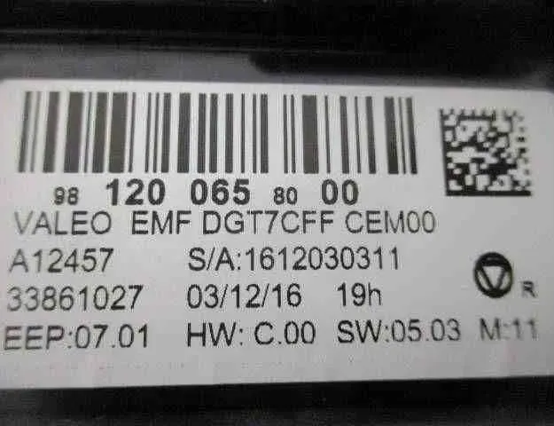 CITROËN C3 2 generation (2009-2016) Affichage de navigation 9812006580,98123287XU 32492703