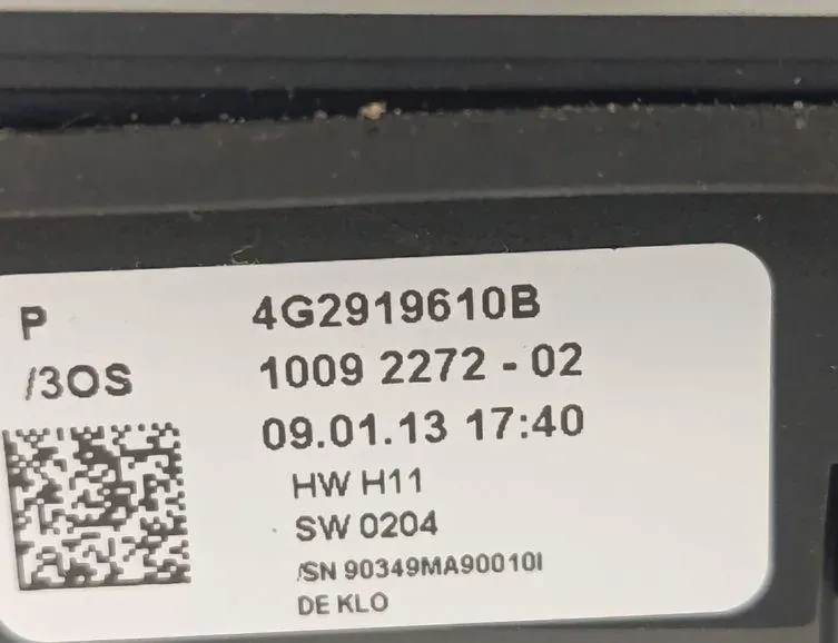AUDI A6 allroad C7 (2012-2019) Bouton de commande de navigation 4G2919610B 33175454