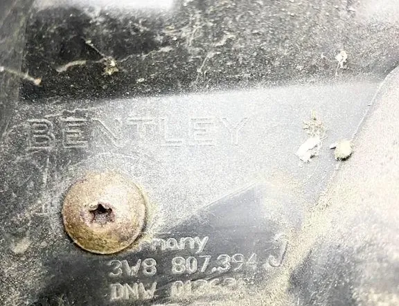BENTLEY Continental Support de pare-chocs arrière droit 3W8807394 34703450