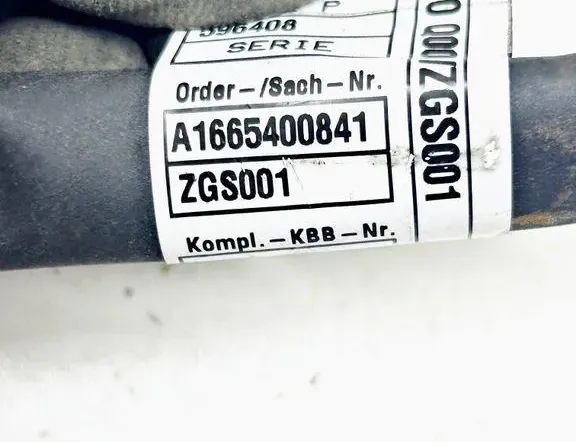 MERCEDES-BENZ GLE W166 (2015-2018) Câble de batterie négatif A1665400841,ZGS001 34703355