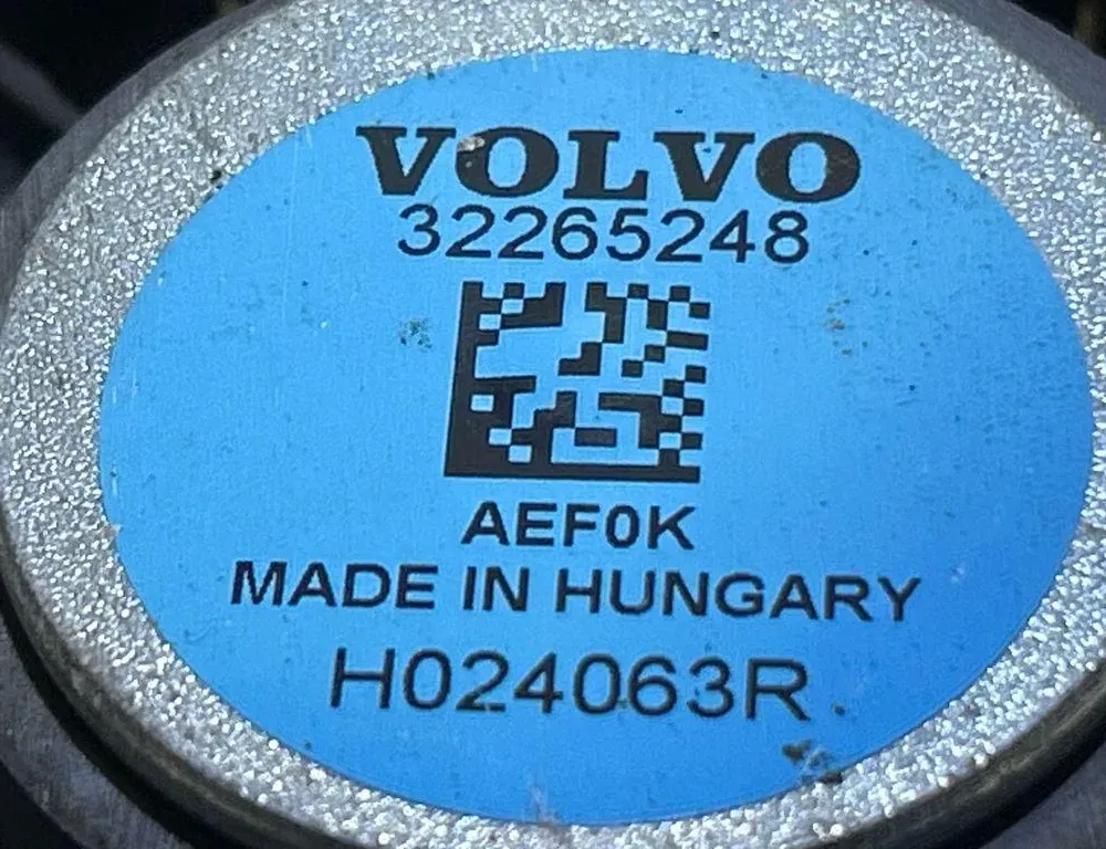 VOLVO XC40 1 generation (2017-2024) Haut-parleur sonore de porte arrière gauche 32265248 35037162
