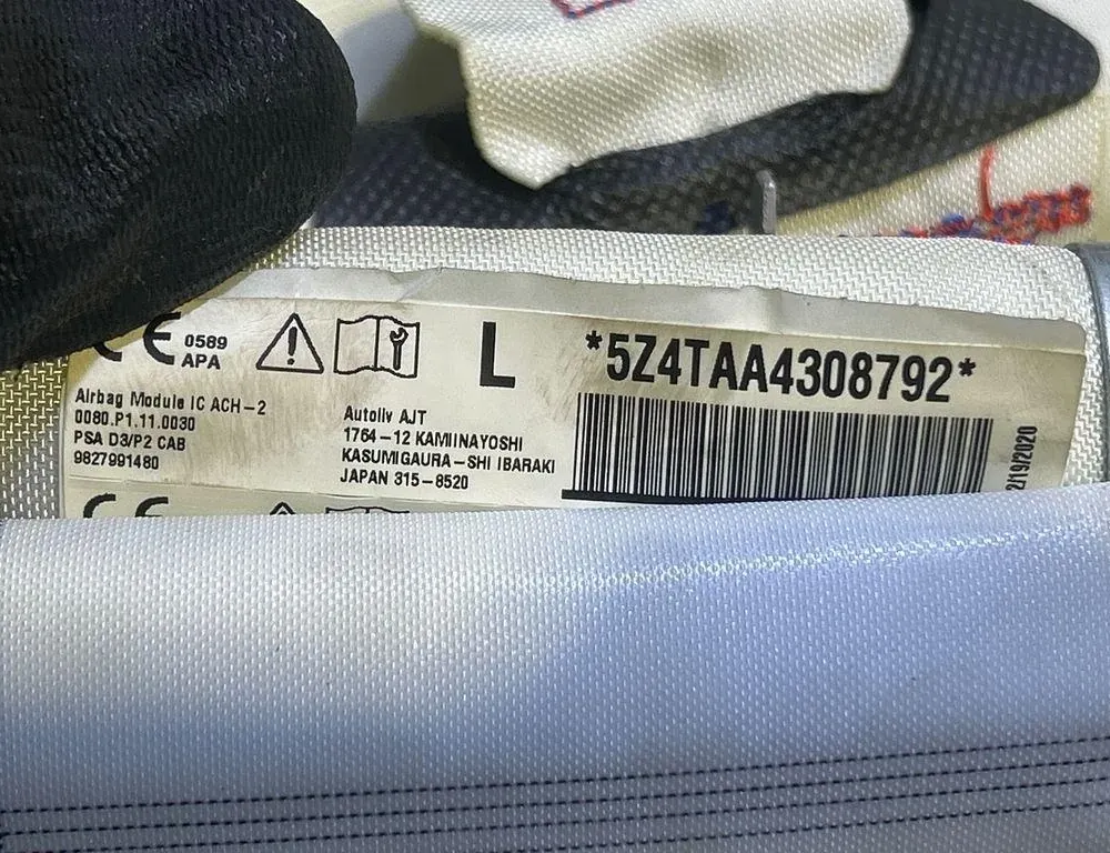PEUGEOT 208 2 generation (2019-2023) Airbag de toit latéral gauche SRS 5Z4TAA4308792 35041916