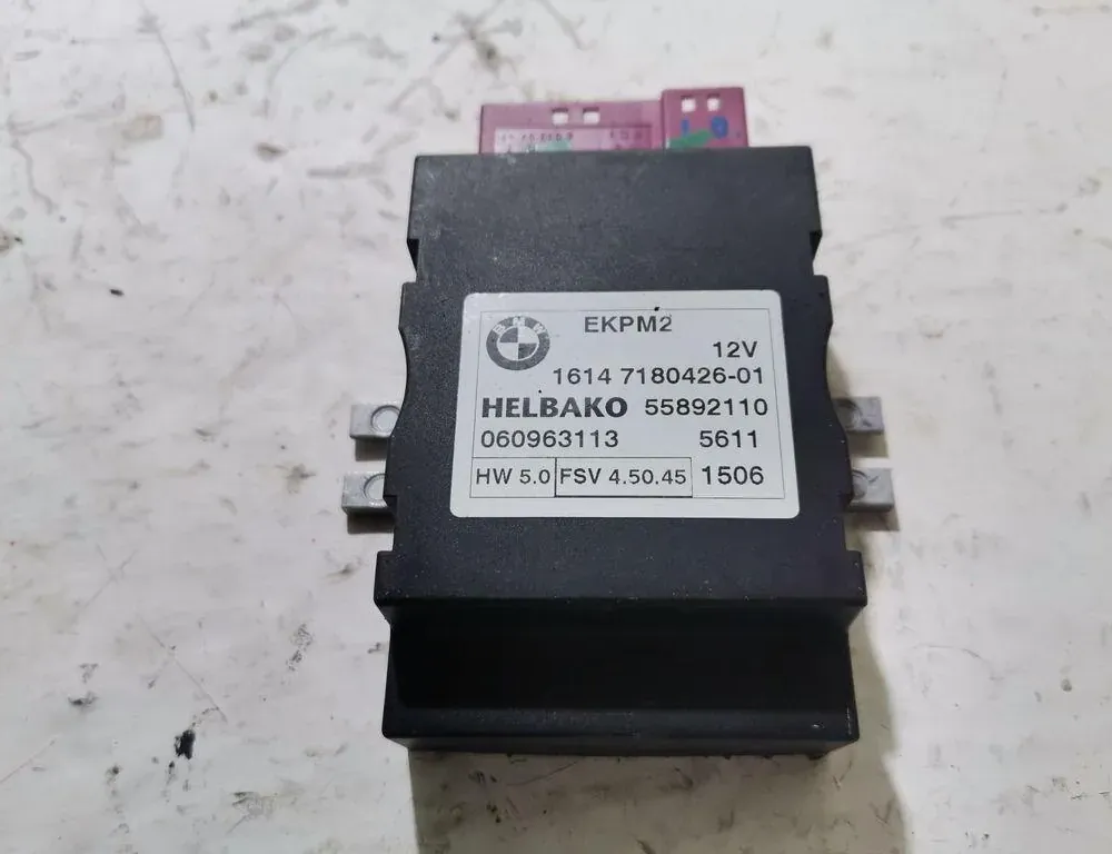 BMW 3 Series E90/E91/E92/E93 (2004-2013) Contrôle de la pompe à carburant 1614718042601 35034685