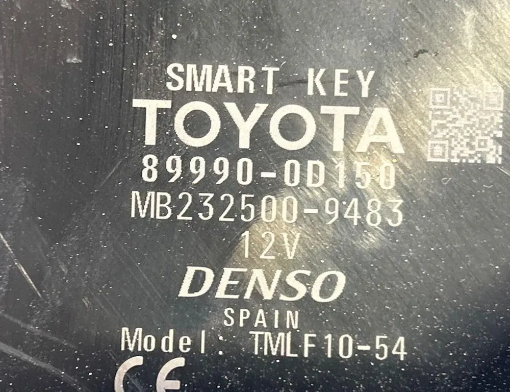 TOYOTA Yaris 3 generation (2010-2019) Autres unités de contrôle MB2325009483,899900D150,TMLF1054 35020642