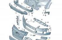 ACURA ILX 1 generation (2012-2024) Garniture de phare antibrouillard 26914790