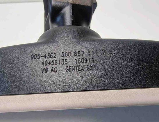 VOLKSWAGEN Passat B7 (2010-2015) Rétroviseur intérieur 3G0857511AF 31242768