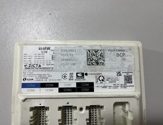 BMW X7 G07 (2018-2024) Unité de contrôle de confort 5B36BD2,5B8E989,5B8E927,5B78857,5B72850,5B6C432,5B68203,5B65014,5B5CD13,5B4F883,5A9AFF0,5B3CFC0,5A9AFB2,5B3C127,5B36BD1,5A9D306,5A9A210,5A94377,5A83767,5A7EEC3,5A7D856,5A73E27,5A729A1,5A6AA88 32951497