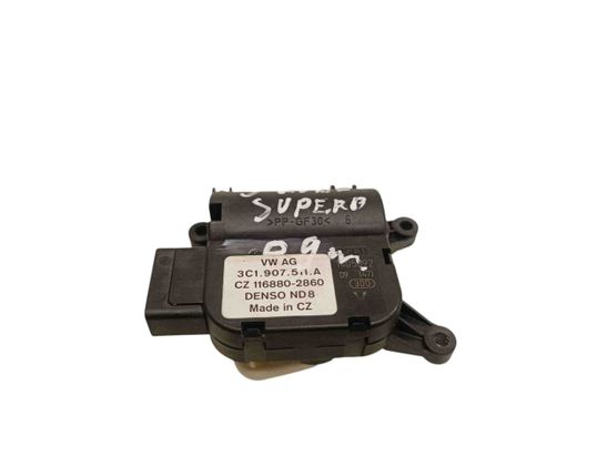 SKODA Superb 2 generation (2008-2015) Actionneur de moteur de volet de chauffage intérieur 3C1907511A 31429267