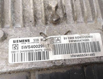 PEUGEOT 308 Ensemble calculateur moteur 5WS40029I,9651299680,9651197680,9655041480,9650664080,9655474580,9648445180 32798201