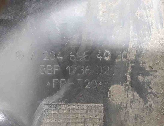 MERCEDES-BENZ C-Class W204/S204/C204 (2004-2015) Doublure de voûte intérieure avant droite A2046984030 32650889